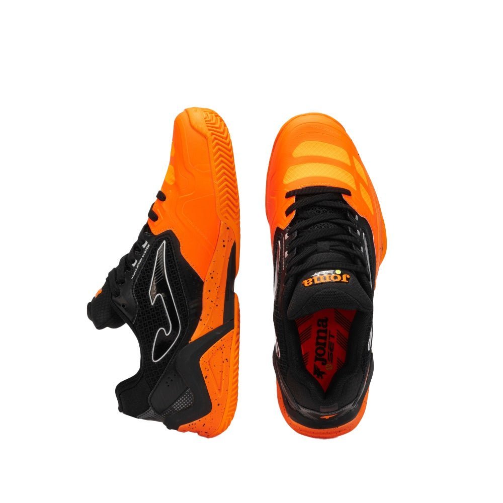 JOMA SET MEN 2508 Orange/Black FW25 Padel Shoes - Tienda Tennis