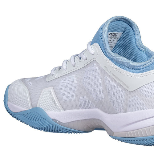 NOX NERBO White/Dusk Blue 2026 Padel Shoes - Tienda Tennis