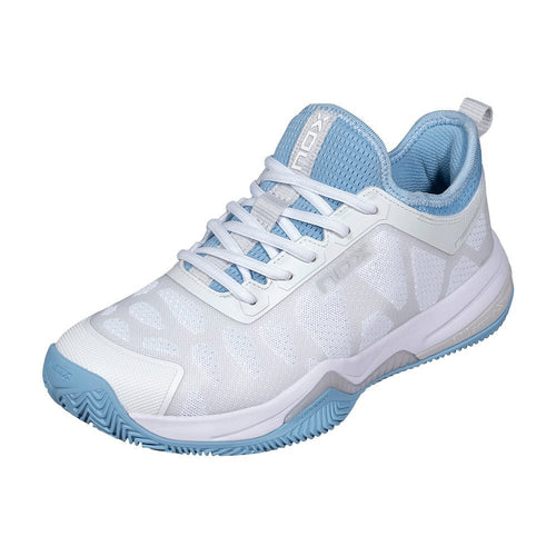 NOX NERBO White/Dusk Blue 2026 Padel Shoes - Tienda Tennis