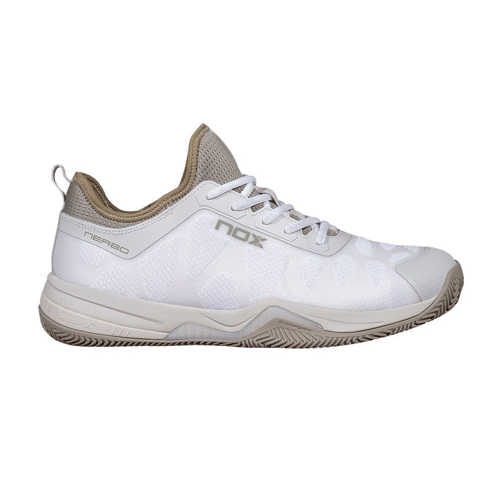 NOX NERBO White/Vetiver 2026 Padel Shoes - Tienda Tennis