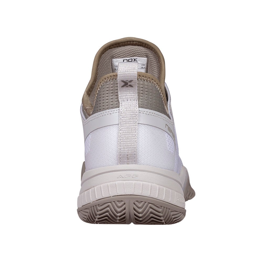 NOX NERBO White/Vetiver 2026 Padel Shoes - Tienda Tennis