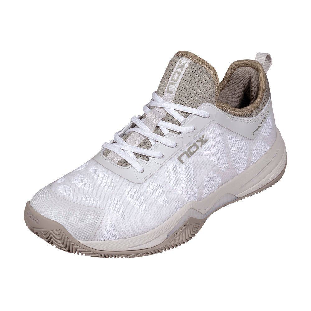 NOX NERBO White/Vetiver 2026 Padel Shoes - Tienda Tennis