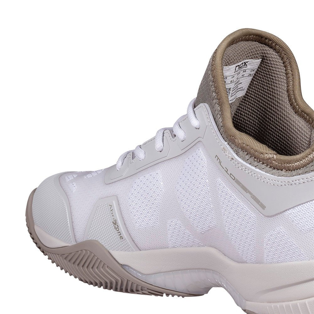 NOX NERBO White/Vetiver 2026 Padel Shoes - Tienda Tennis