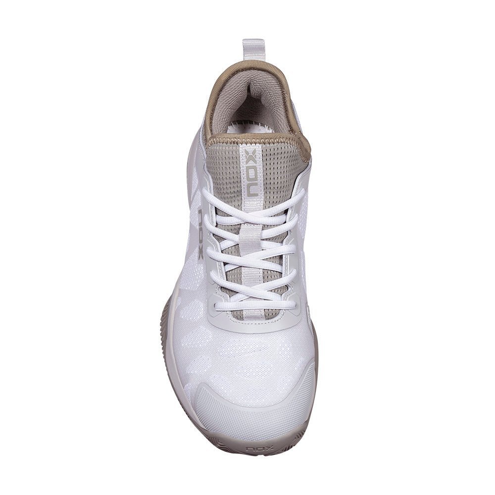 NOX NERBO White/Vetiver 2026 Padel Shoes - Tienda Tennis