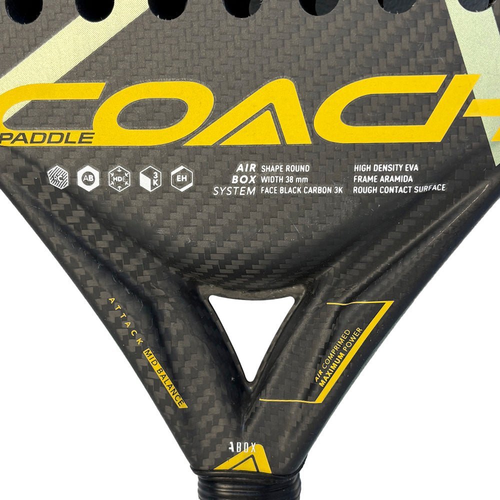 PADDLE COACH AIRBOX Attack 2024 Padel Racket - Tienda Tennis