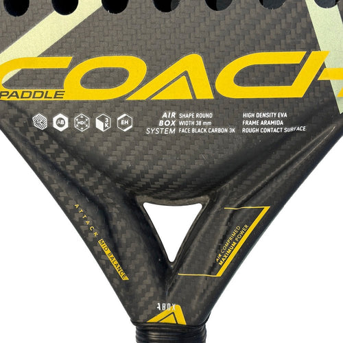 PADDLE COACH AIRBOX Attack 2024 Padel Racket - Tienda Tennis
