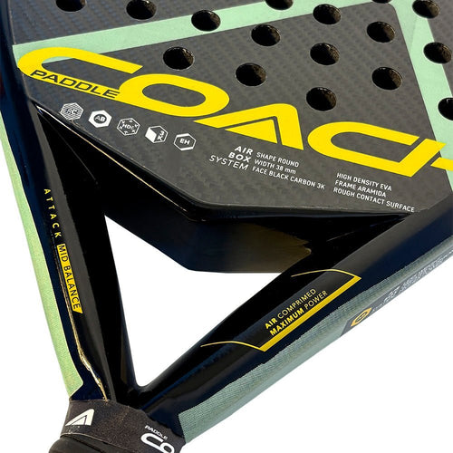 PADDLE COACH AIRBOX Attack 2025 Padel Racket - Tienda Tennis