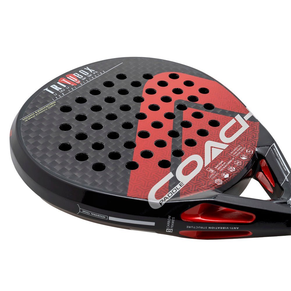 PADDLE COACH TRITUBOX 12K 2025 Padel Racket - Tienda Tennis