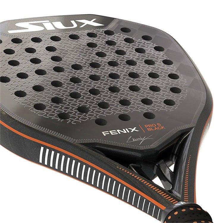 SIUX FENIX PRO 5 Black 2025 LEO AUGSBURGER Padel Racket - Tienda Tennis