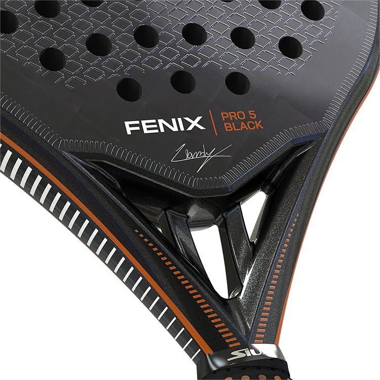 SIUX FENIX PRO 5 Black 2025 LEO AUGSBURGER Padel Racket - Tienda Tennis